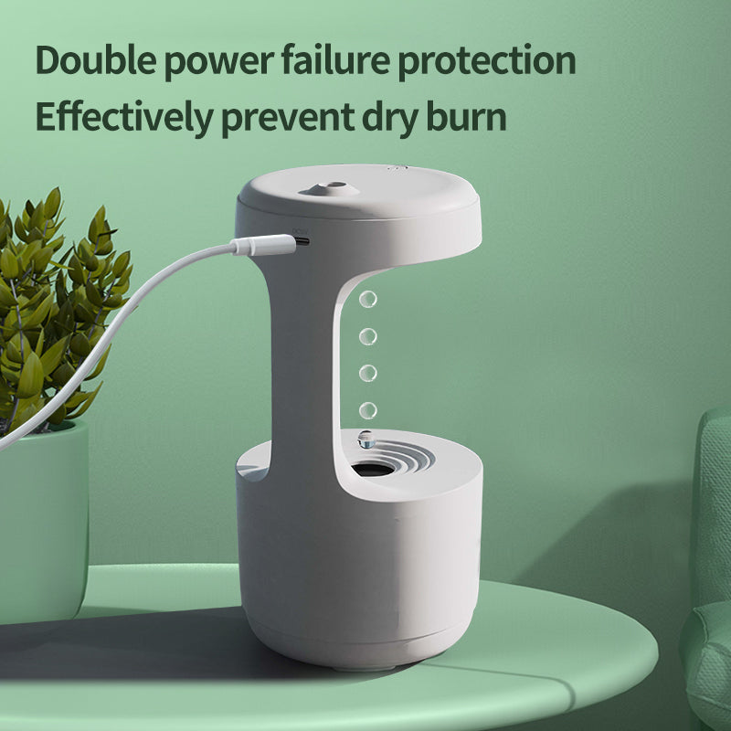 Anti Gravity Water Drop Aroma Diffuser Single Arm New Design Anti-Gravity Air Humidifier Yoga Diffuser